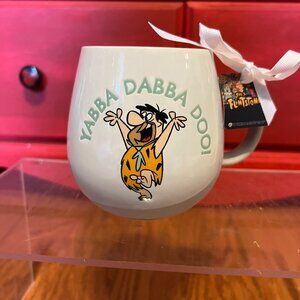 NWT Magenta The Flinstones Fred Yabba Dabba Doo! mug double sided